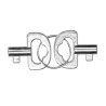 Ouch! Barre avec Menottes Spreader Cuffs 35cm